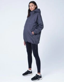 Seraphine Imperméable Grossesse 6 En 1 – Gris -Seraphine Jordana SlateBlu V2 06