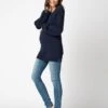 Seraphine Pull Grossesse Et Allaitement En Coton, Bleu Marine -Seraphine KERR NAVY 01 V1