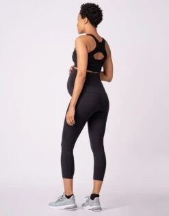 Seraphine Legging De Grossesse 3/4 Pour Le Sport - Noir -Seraphine Katana Black 04 V1