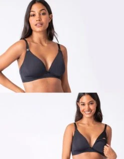 Seraphine Soutien-gorge Triangle Grossesse Et Allaitement – Anthracite