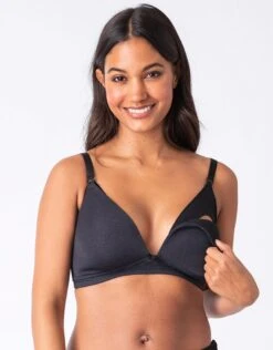 Seraphine Soutien-gorge Triangle Grossesse Et Allaitement – Anthracite -Seraphine Kelis Charcoal 03