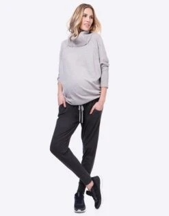 Seraphine Pantalon De Survêtement Grossesse - Gris Foncé -Seraphine Kian Charcoal 05 V2
