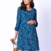 Seraphine Robe Grossesse Et Allaitement à Fleurs – Bleu -Seraphine Kiki BluFlrl 01 V4
