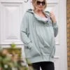 Seraphine Sweat à Capuche Grossesse Et Portage Curve 3 en 1 -Seraphine Lelani Sage 01 V2