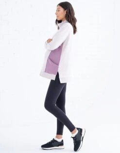 Seraphine Sweat Grossesse Et Allaitement En Coton Mélangé – Violet -Seraphine Leni Taupe V2 03