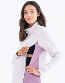Seraphine Sweat Grossesse Et Allaitement En Coton Mélangé – Violet -Seraphine Leni Taupe V2 06