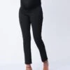 Seraphine Pantalon Grossesse Slim Bandeau Haut – Noir