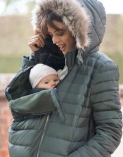 Seraphine Doudoune D'hiver 3 En 1 Grossesse Et Portage Longue – Kaki -Seraphine Liz Khaki 08 V2