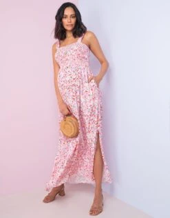 Seraphine Robe Longue Grossesse Et Allaitement Fleurie -Seraphine Lolly Multi 03 V2