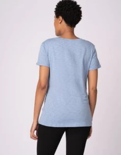 Seraphine Lot De Deux T-shirts Basiques De Grossesse à L'allaitement En Bleu Et Vert -Seraphine Lulu Blue Sage 07 V2
