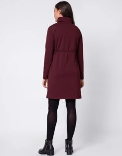 Seraphine Robe Sweat Grossesse Et Allaitement – Bodeaux -Seraphine Lydia Burgundy V3 04