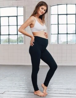 Seraphine Legging Thermique Grossesse – Noir