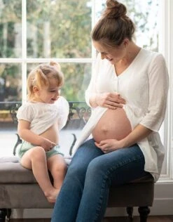 Seraphine Blouse Grossesse Plumetis -Seraphine Magnolia Ecru V3 03