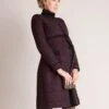 Seraphine Manteau Grossesse Marina - Pourpre