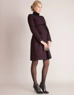 Seraphine Manteau Grossesse Marina - Pourpre -Seraphine Marina Plum 03 V4