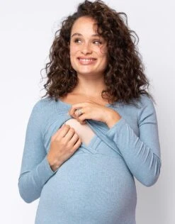 Seraphine Tops Grossesse Et Allaitement Côtelés – Lot De 2 -Seraphine Milda TwoPack 04