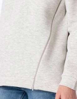 Seraphine Sweat Grossesse Et Allaitement En Coton Mélangé, Gris Clair -Seraphine Narah Grey 03 V1