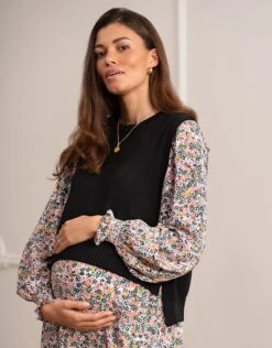 Seraphine Robe Blouse Grossesse Et Allaitement 2 en 1 17 Seraphine Robe Blouse Grossesse Et Allaitement 2 en 1 -Seraphine Niko BlkFloral 07 V4