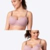 Seraphine Soutien-gorge Grossesse Et Allaitement En Coton – Mauve -Seraphine Olina Mauve Bra 01