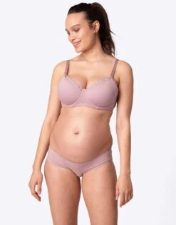 Seraphine Soutien-gorge Grossesse Et Allaitement En Coton – Mauve -Seraphine Olina Mauve Bra 04