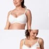 Seraphine Soutien-gorge Grossesse Et Allaitement En Coton – Blanc -Seraphine Olina White Bra 01