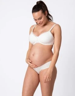 Seraphine Soutien-gorge Grossesse Et Allaitement En Coton – Blanc -Seraphine Olina White Bra 04