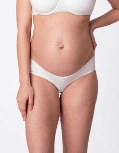 Seraphine Culotte De Grossesse En Coton – Blanc