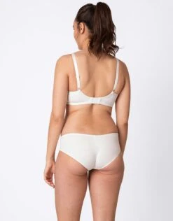 Seraphine Culotte De Grossesse En Coton – Blanc -Seraphine Olina White Brief 03