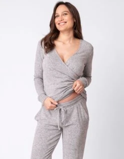 Seraphine Ensemble Loungewear Grossesse -Seraphine Olympia GreyMarl 04 V6