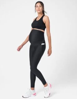 Seraphine Legging Grossesse Sport – Noir