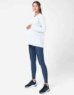 Seraphine Legging Grossesse Sport – Bleu -Seraphine Orna Blue 03