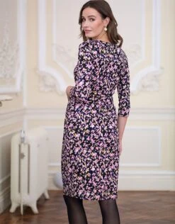 Seraphine Robe Grossesse Et Allaitement Manches 3/4 – Imprimé Floral -Seraphine Peachey 34 Multi 06 V1