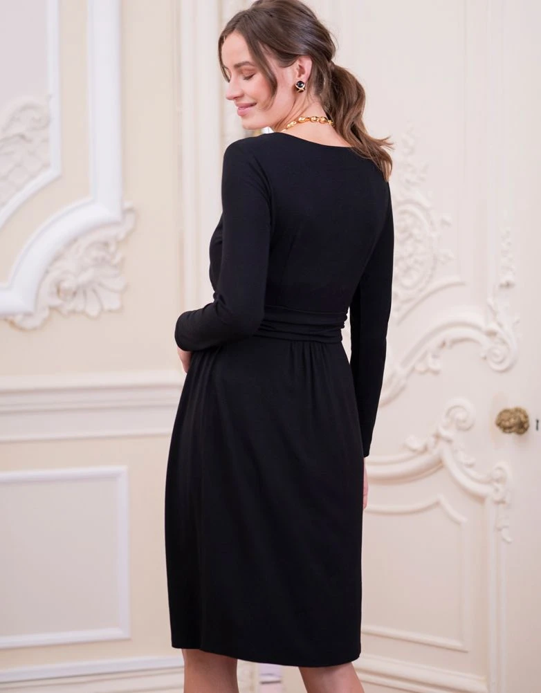 Seraphine Robe Grossesse Et Allaitement En Jersey Extensible – Noir 7 Seraphine Robe Grossesse Et Allaitement En Jersey Extensible – Noir – Image 5