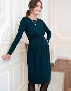 Seraphine Robe Grossesse Et Allaitement – Vert -Seraphine Peachy Emerald 05 V3