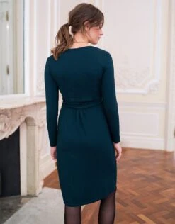 Seraphine Robe Grossesse Et Allaitement – Vert -Seraphine Peachy Emerald 06 V3
