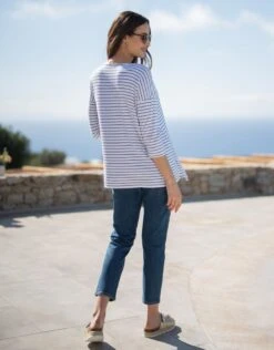 Seraphine Haut Grossesse Et Allaitement Rayé Ample -Seraphine Ripley Blue 06 V2