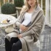 Seraphine Châle Grossesse Et Allaitement Luxe Bicolore - Gris/Sable -Seraphine Rudy Greysand V3 01