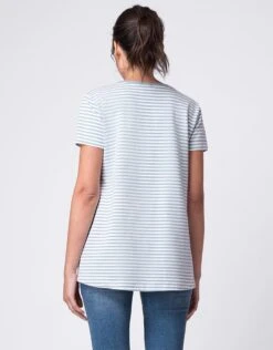 Seraphine Top De Grossesse Et D'allaitement Rayé - Bleu Et Blanc -Seraphine Ruth BlueStripe 05