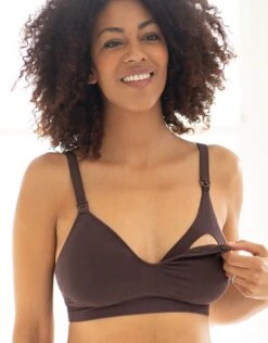 Seraphine Soutien-gorge Allaitement En Bambou – Lot De 2, Sepia Et Mauve Taupe -Seraphine Samantha2Pack SepiaTP 06 V1
