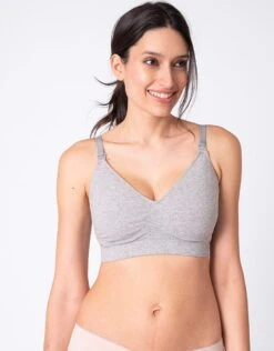 Seraphine Soutien-gorge Allaitement En Bambou – Lot De 2, Gris & Rose Pâle -Seraphine Samantha BlushGrey 04 V4