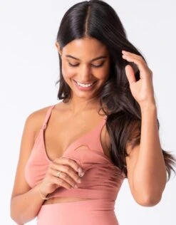 Seraphine Soutien-gorge Allaitement En Bambou – Lot De 2, Terracotta & Noir -Seraphine Samantha BrownBlk 03 V2