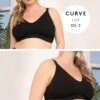 Seraphine Soutien-gorge D’allaitement Curve En Viscose De Bambou, Noir – Lot De 2 -Seraphine Samaria Black 01 FR V1