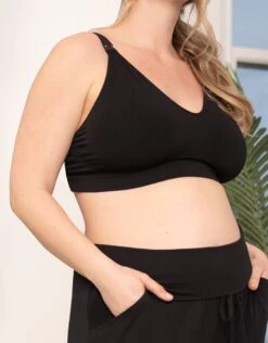 Seraphine Soutien-gorge D’allaitement Curve En Viscose De Bambou, Noir – Lot De 2 -Seraphine Samaria Black 05 V1