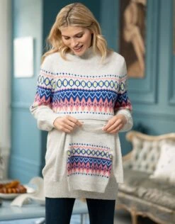 Seraphine Pulls Mama Et Mini – Motif Jacquard -Seraphine Sheila Multi 05 V3