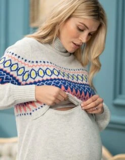 Seraphine Pulls Mama Et Mini – Motif Jacquard -Seraphine Sheila Multi 06 V3