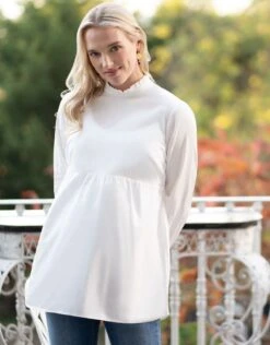 Seraphine Ensemble Chemise Grossesse Et Allaitement 2 en 1 -Seraphine Signourney BlkWht 04 V1