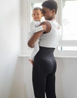Seraphine Legging Post-accouchement Ventre Plat - Noir -Seraphine Tamarah Blk V4 04
