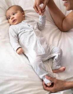 Seraphine Dors-bien En Coton à Fermeture Facile – Lot De 3 -Seraphine Teddy GreyWht 03 V5