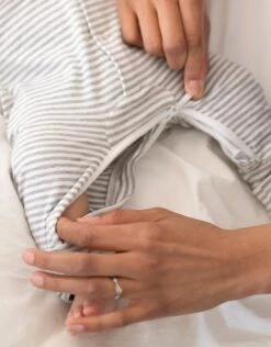 Seraphine Dors-bien En Coton à Fermeture Facile – Lot De 3 -Seraphine Teddy GreyWht 04 V5