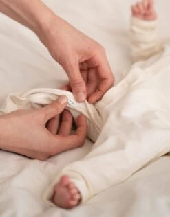 Seraphine Dors-bien En Coton à Fermeture Facile – Lot De 3 -Seraphine Teddy GreyWht 09 V5